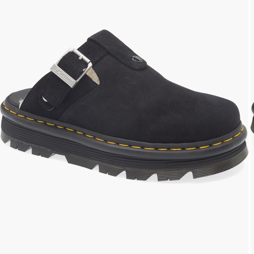 Dr Martens Zebzag Suede Slingback Platform Mules Women’s 9 - Picture 10 of 13